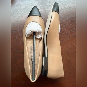 Walking Cradles Bronwyn Black Tan Flats Size 7 N